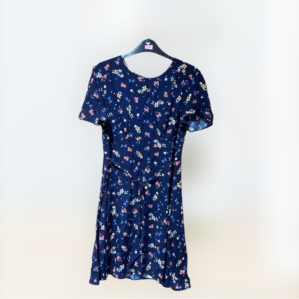Multicoloured floral zip dress pattern summer new primark ladies size 14 - Picture 1 of 9